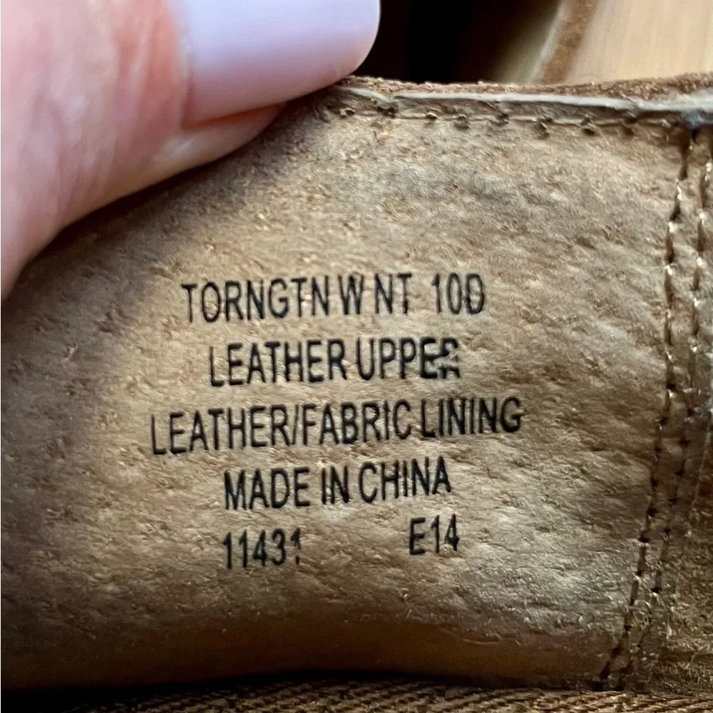 Polo Ralph Lauren Suede Oxford Wingtips Men Tan 10D Preppy Brogue